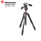 曼富图(MANFROTTO) MK190GOA4TB-3W 旋钮式铝合金三脚架云台套装 黑色