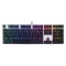 达尔优（dare-u）108键机械幻彩版 RGB青轴 USB 有线 台式机笔记本电脑办公游戏 吃鸡键盘 背光机械键盘
