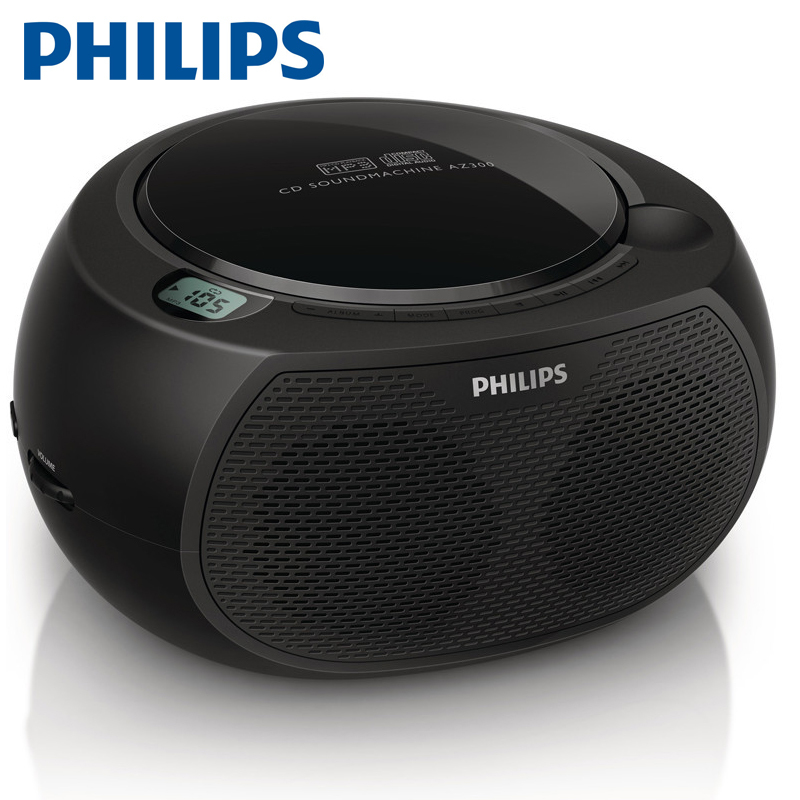 PHILIPS 飞利浦 AZ380/93 高质感 CD唱机 播放 MP3/WMA-CD、CD 及 CD-RW FM