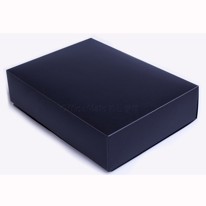 欧标PP档案盒 B1903 A4 厚度75mm 黑色高清大图