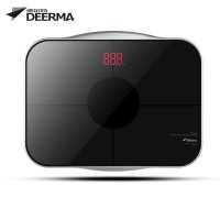 德尔玛(Deerma)EB03 蓝牙连接 智能电子称/体重秤 微信互联(黑色)