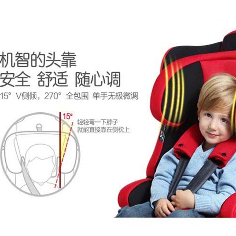 [苏宁自营]感恩 (Ganen)汽车儿童安全座椅 阿瑞斯 钢架结构 isofix硬接口 9月-12岁图片