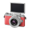 松下(Panasonic)DMC-GF8KGK 12-32镜头数码自拍相机 微单相机 粉色