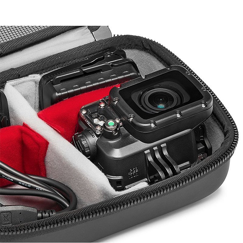 曼富图(MANFROTTO) MB OR-ACT-HCS 越野者系列运动相机收纳盒(小)内胆包黑色 数码相机包