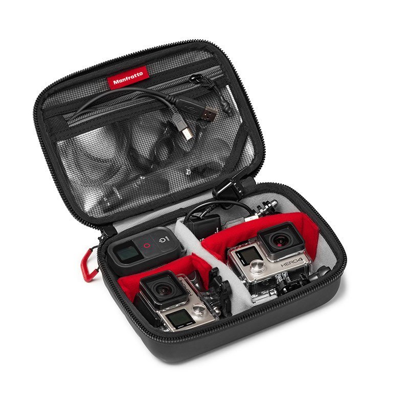 曼富图(MANFROTTO) MB OR-ACT-HCS 越野者系列运动相机收纳盒(小)内胆包黑色 数码相机包