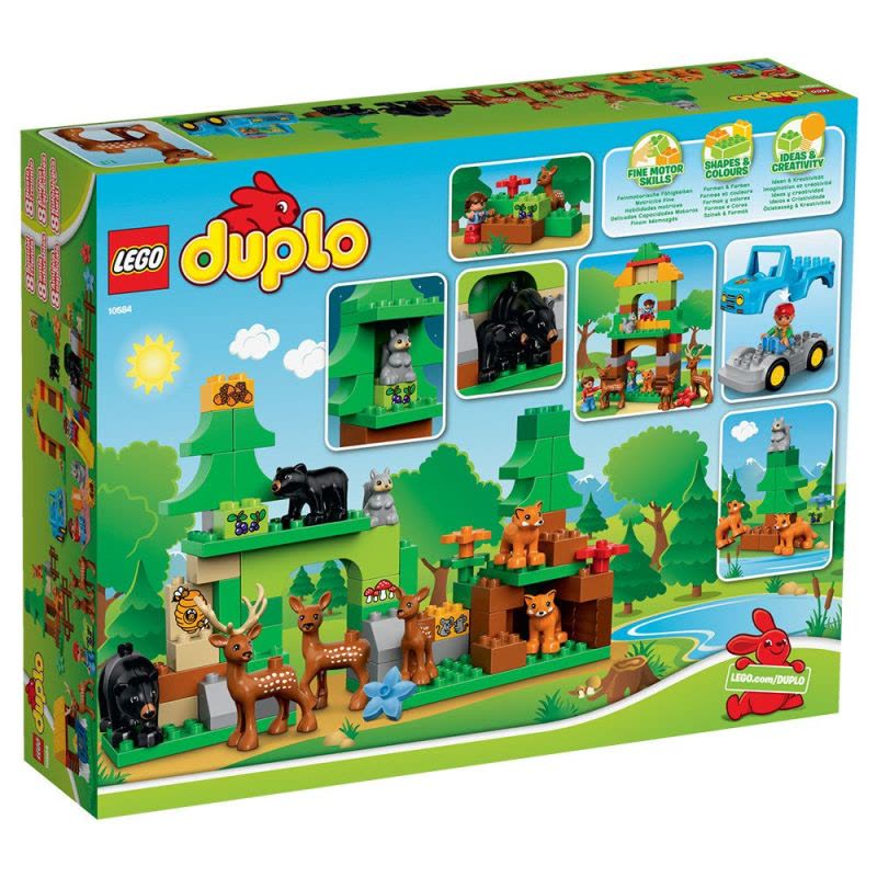LEGO 乐高 Duplo 得宝系列森林主题:野生公园 10584 2-5岁 100-200块 塑料 玩具图片
