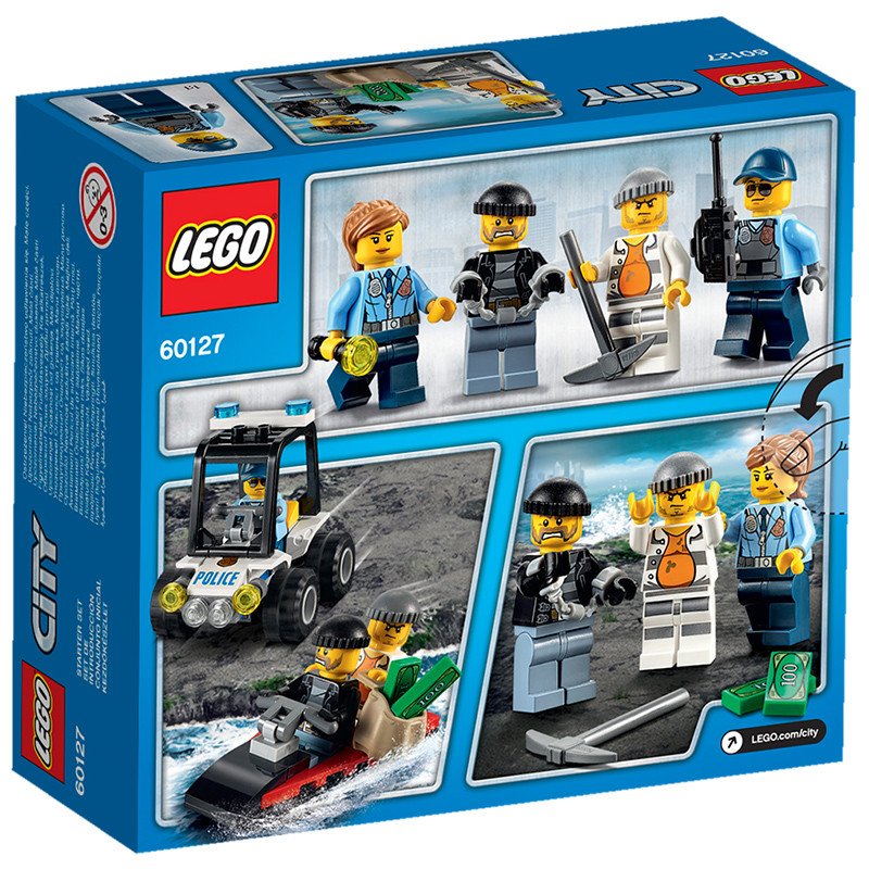 LEGO 乐高 City 城市系列 监狱岛入门套装 60127 塑料玩具6-14岁 50-100块