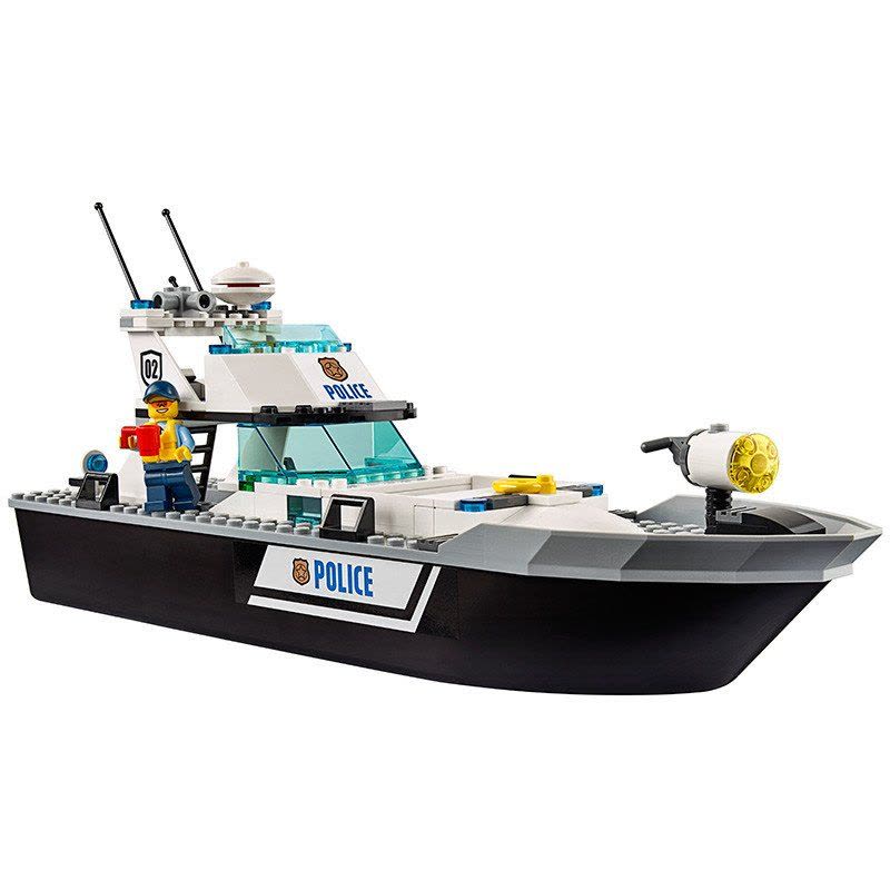 LEGO 乐高 City城市系列 巡逻艇 LEGO60129 塑料积木玩具 5-12岁 100-200块图片