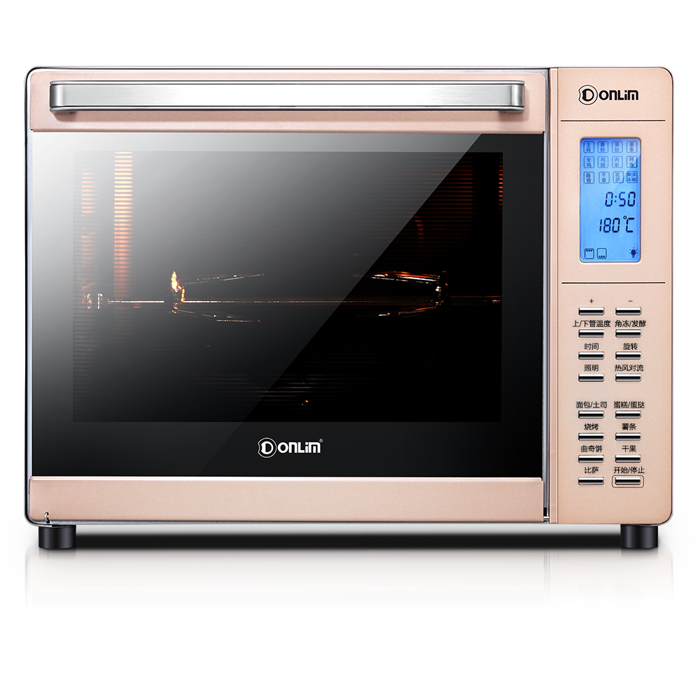 Donlim/东菱 DL-K33G家用电子式智能烤箱独立控温烘焙搪瓷内胆33L