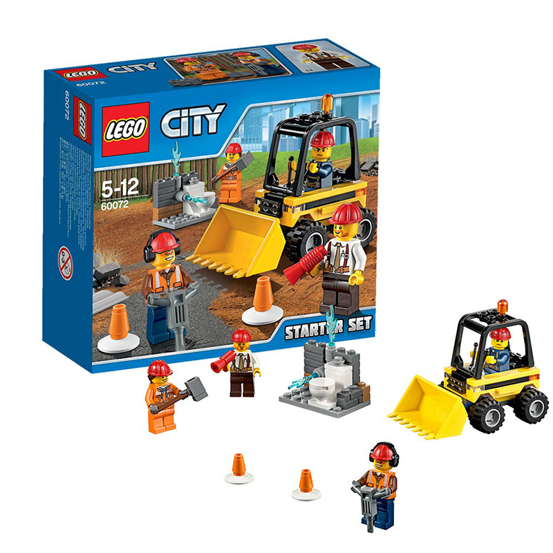 LEGO 乐高 City 城市系列 城市建筑工程入门套装 60072