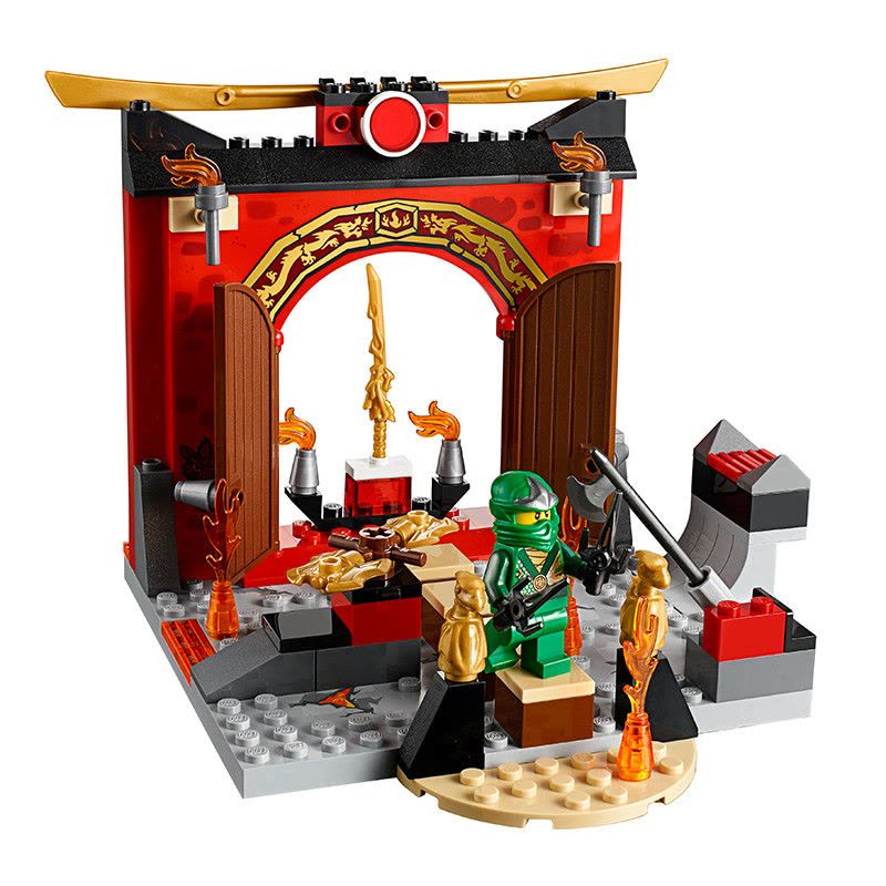 LEGO 乐高 Juniors 小拼砌师系列幻影忍者神殿保卫战 10725 玩具4-7岁100-200块 塑料图片