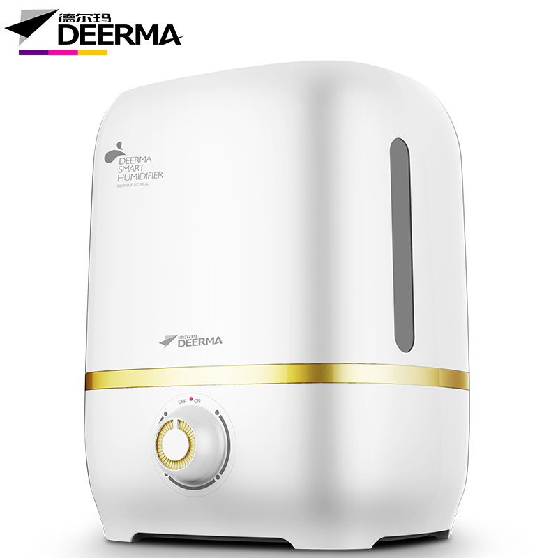 德尔玛(Deerma)加湿器 DEM-F560 4L大容量 家用卧室静音 迷你空调 办公室空气香薰机