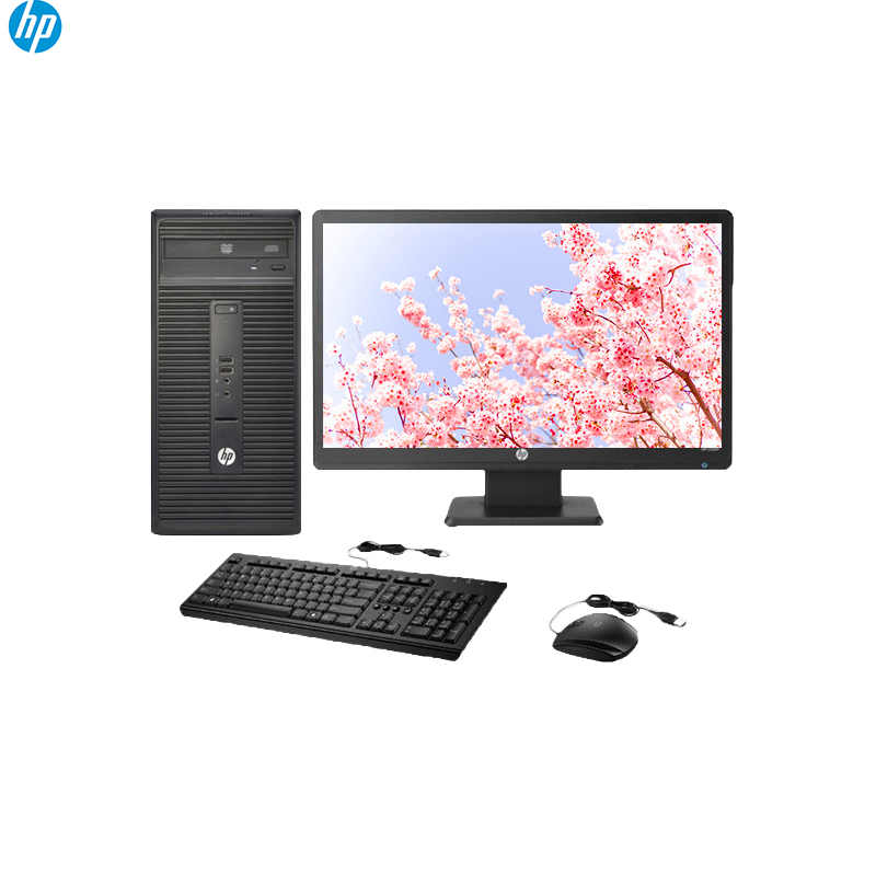 惠普(HP)商用台式电脑288 G2+20寸显示器/I3-6100/4GB/500GB/DVDRW/WIN7高清大图