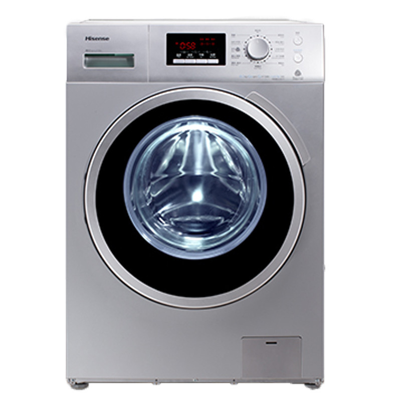 海信洗衣机XQG90-U1201F 9公斤变频滚筒洗衣机 (银色)