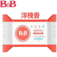 韩国进口保宁B&B皂婴幼儿童洗衣皂洋槐味200G*10块量贩装