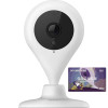 360智能摄像机1080P版 D606 包年云存储套装 小水滴 高清夜视 WIFI摄像头 双向通话 远程监控 哑白