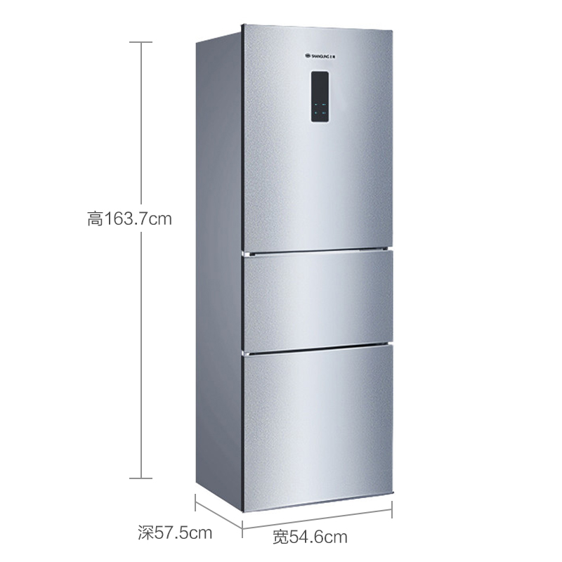 上菱(shangling) BCD-209THCEA 209升三门冰箱 电脑控温节能 三温三控 高性价比家用电冰箱高清大图