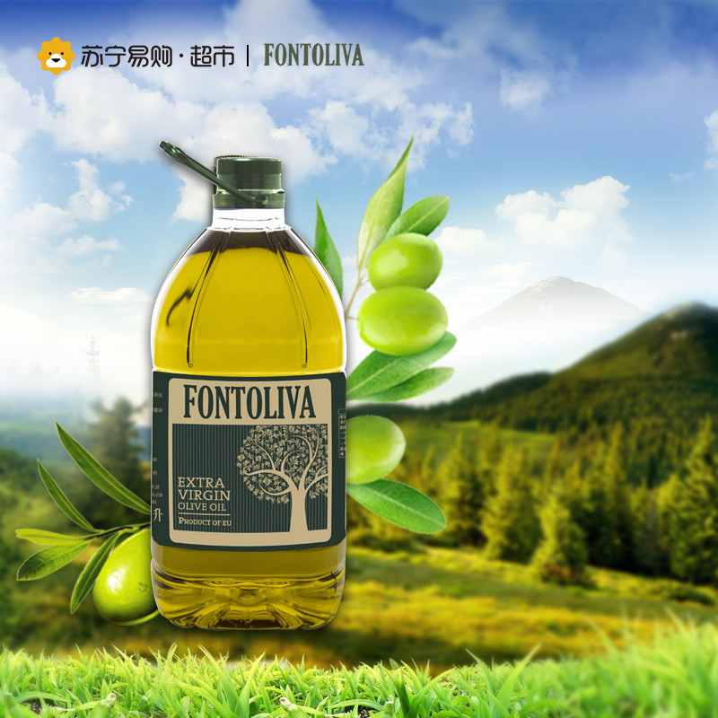 FONTOLIVA福莱亚 特级初榨进口橄榄油3L 食用油