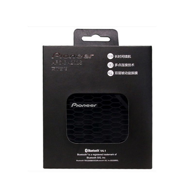 Pioneer/先锋 APS-BA202S 无线蓝牙音箱 多媒体便携式户外迷你音响 黑色高清大图