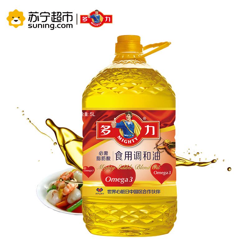 多力 调和油 (Omega3) 5L/瓶 油质精纯食用油图片