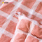 吉祥三宝家纺馨柔春秋被—格语 2.0*2.3m 卡其色 平纹 被子 纤维绗缝工艺 格子