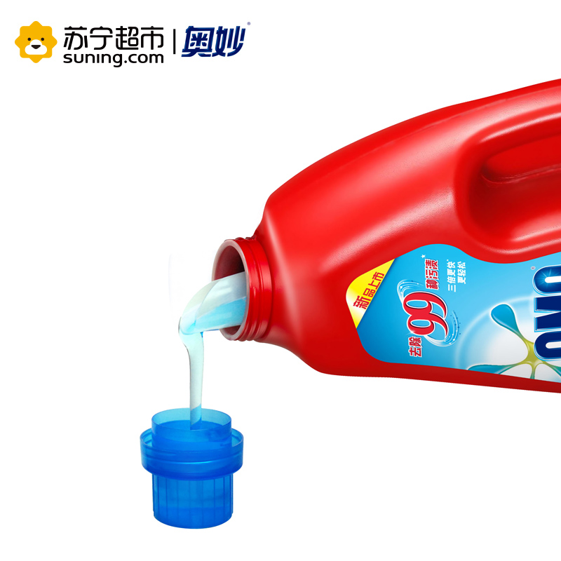 奥妙净蓝全效舒怡薰衣草深层洁净洗衣液3KG【联合利华】