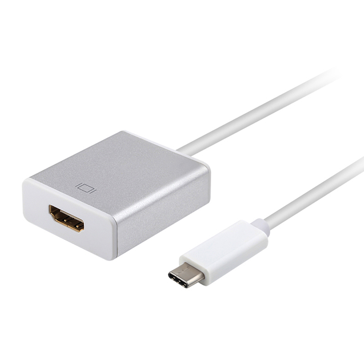 蓝盛 USB-C3.1 type-c转HDMI转换器音视频同步适配器适用于苹果笔记本12寸 转换器高清大图