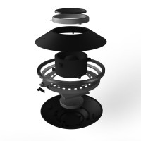 5D 超引力磁悬浮无线蓝牙音箱 便携式炫酷休闲音响 创意低音炮