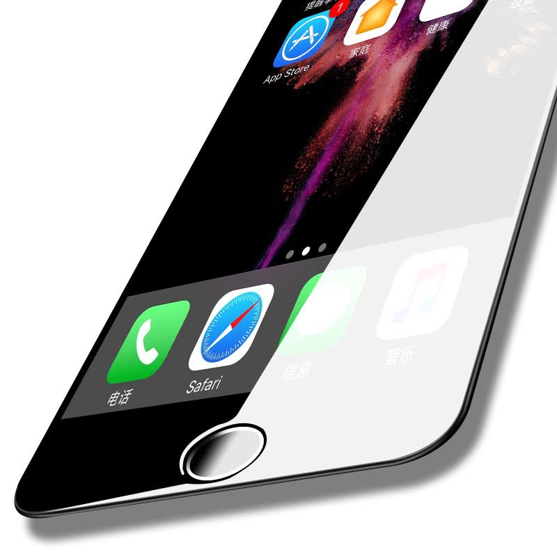 优加 苹果6/6s plus/iPhone6/iPhone6s钢化膜/手机膜/保护膜/抗蓝光/高清钢化玻璃膜手机保护贴膜图片