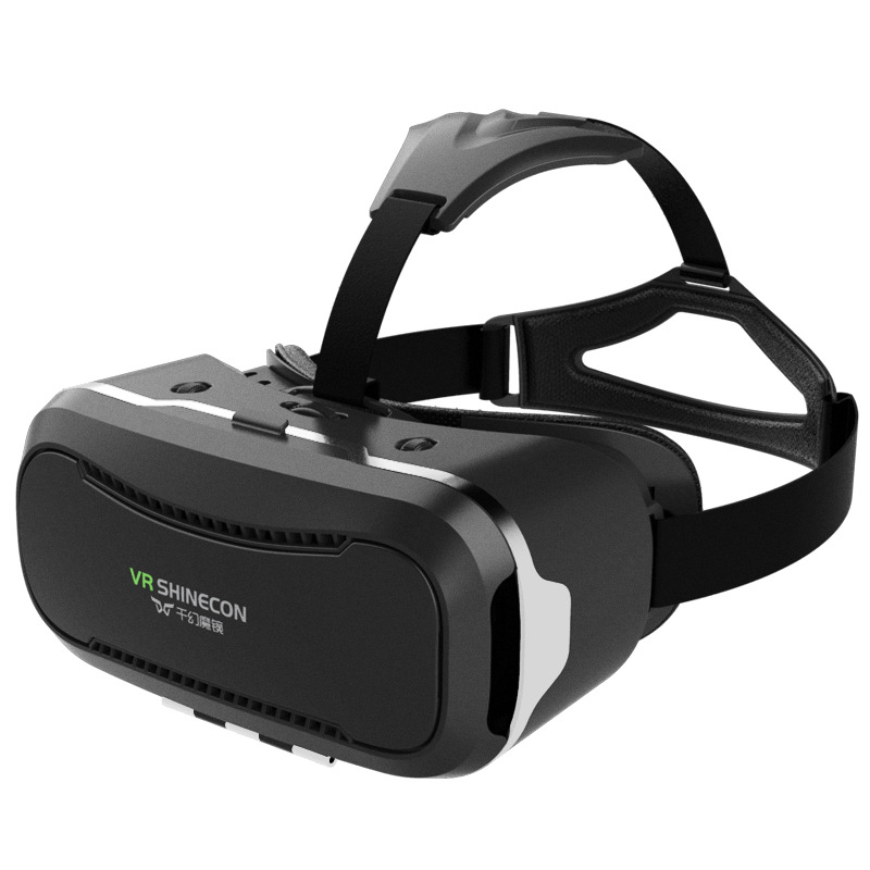 千幻墨镜shinecon二代 VR眼镜3D虚拟现实眼镜智能手机头戴式游戏头盔影院 黑色高清大图