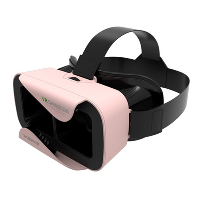 千幻魔镜 shinecon小苍 VR虚拟现实手机3D眼镜智能游戏BOX头盔4代影院 梦幻粉