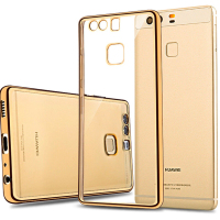 ESCASE 华为 P9手机壳 HUAWEI套P9硅胶 HUAWEI P9轻奢 华丽女潮男防摔软胶电镀