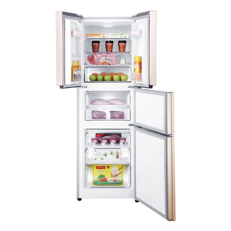 创维(SKYWORTH) D26B 261升法式多门冰箱 三温分类存储 多门对开门小四门电冰箱图片