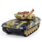 [苏宁自营]勾勾手 遥控车 儿童遥控坦克玩具可对战坦克模型车带仿真声效可发射一键演示 军黄-俄国T90坦克(44CM)