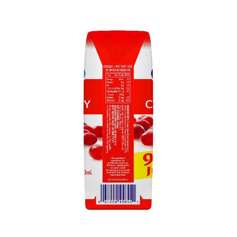 Ocean Spray 优鲜沛 蔓越莓葡萄复合果汁饮料250ml*6