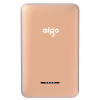 aigo 爱国者 移动电源 S3 10000毫安 双USB输出口 迷你便携充电宝 玫瑰金