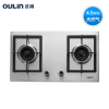 Oulin/欧琳灶具JZT-E12不锈钢猛火嵌入式燃气灶4.5KW猛火煤气灶[天然气]