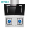 容声(Ronshen)厨电两件套油烟机RS03PE(自动洗)(新)+ 灶具Q73-RQ02L不锈钢 烟灶套餐(液化气)