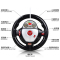祥佳 布加迪方向盘版遥控车1:18充电 男孩儿童玩具汽车模型 727-AP8红色