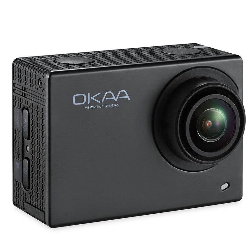 OKAA 运动相机 4K高清数码触屏运动摄像机1600万像素wifi航拍潜水防水DV 经典黑 加16G内存卡图片