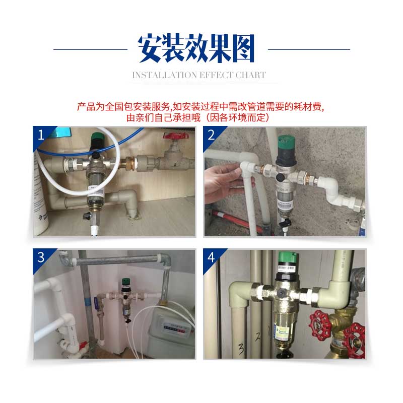 滨特尔前置过滤器BF-10-B管道全屋家用净水器