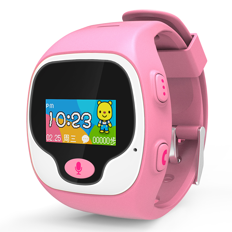 360儿童手表优彼(ubbie)WiFiGPS魔法手表 Android 小车版粉色 智能手环410手表1.22儿童电话