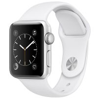 Apple苹果 Series1智能手表 42毫米 银色铝金属表壳 白色运动表带 MNNL2CH/A