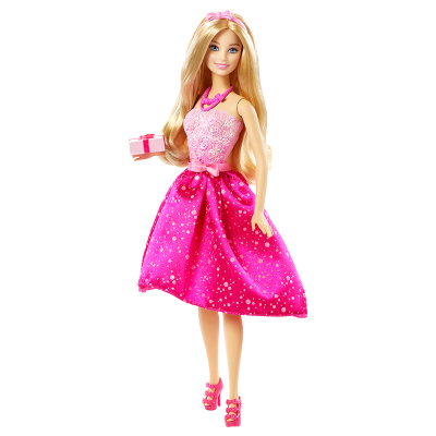 [苏宁自营]Barbie 芭比 生日芭比 DHC37