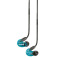 舒尔(Shure) SE215 蓝色 音乐入耳式 隔音hifi耳塞 被动降噪耳机