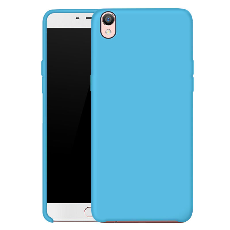 美逸 OPPO R9/R9S手机壳 液态硅胶保护套 适用于OPPO R9/R9S 晴空蓝高清大图