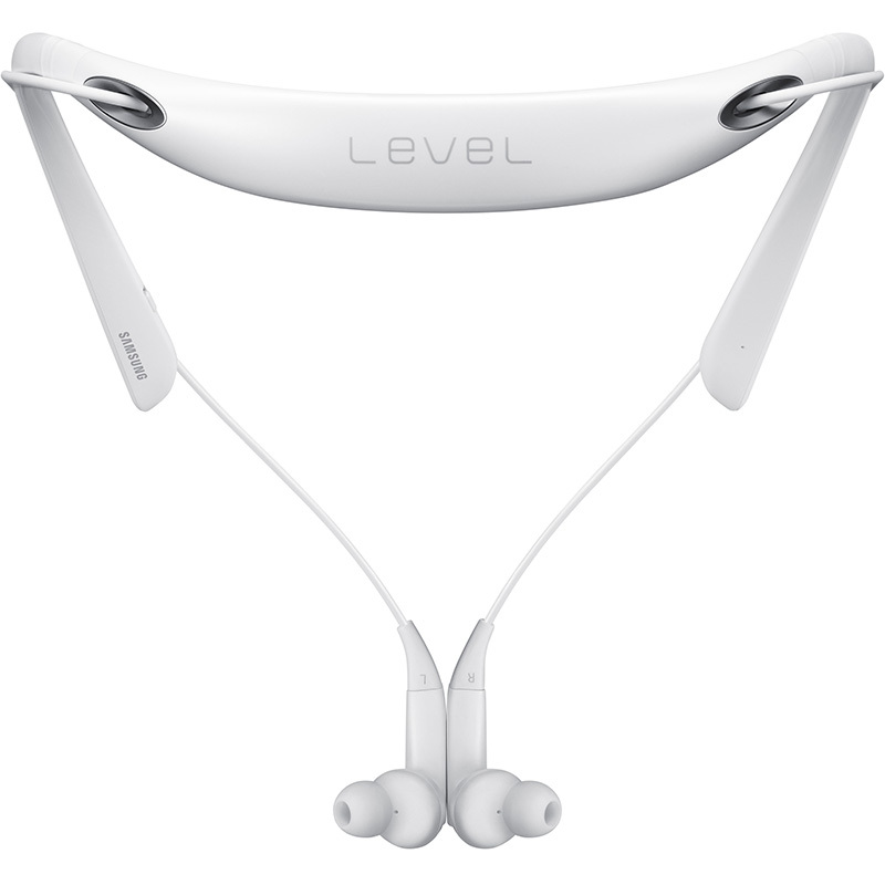 三星(SAMSUNG)Level U Pro ANC 项圈式主动降噪 无线蓝牙运动音乐耳机(极地白)三星原装配件类