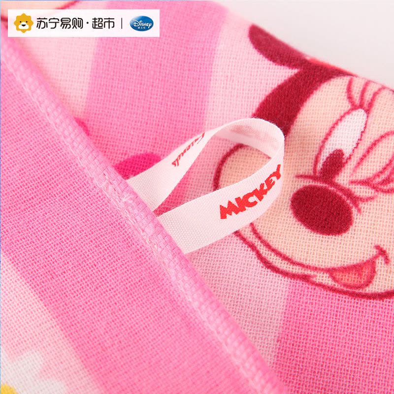 迪士尼Disney米妮米奇卡通纱布童巾 纯棉 宝宝 婴儿童毛巾 柔软图片