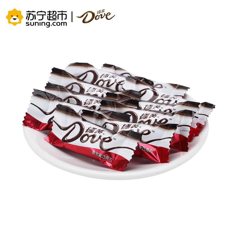 德芙(DOVE) 香浓黑巧克力 实惠装 516g/袋高清大图