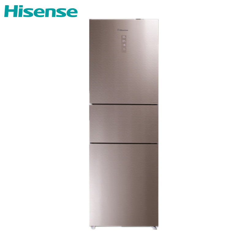 海信（Hisense）BCD-268WTDGVBPI 268升 矢量变频 三门冰箱 风冷无霜 双离子除菌（水晶石纹金）